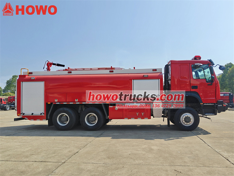 Howo 6x6 fire water truck