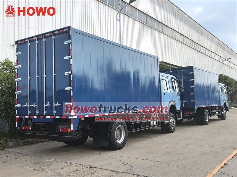 HOWO cargo van trucks for sale