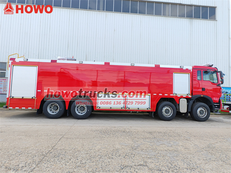 HOWO 8X4 20000L foam fire pumper tender