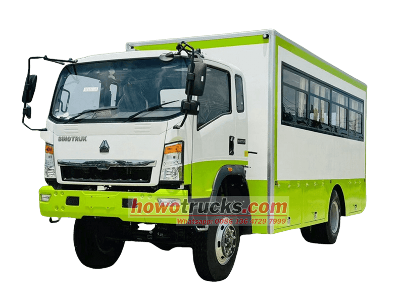 Lori la mizigo la Howo 4x4