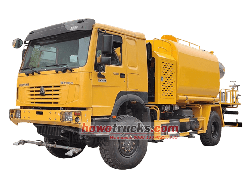 Lori la Howo 4x4 linaloendeshwa na gari