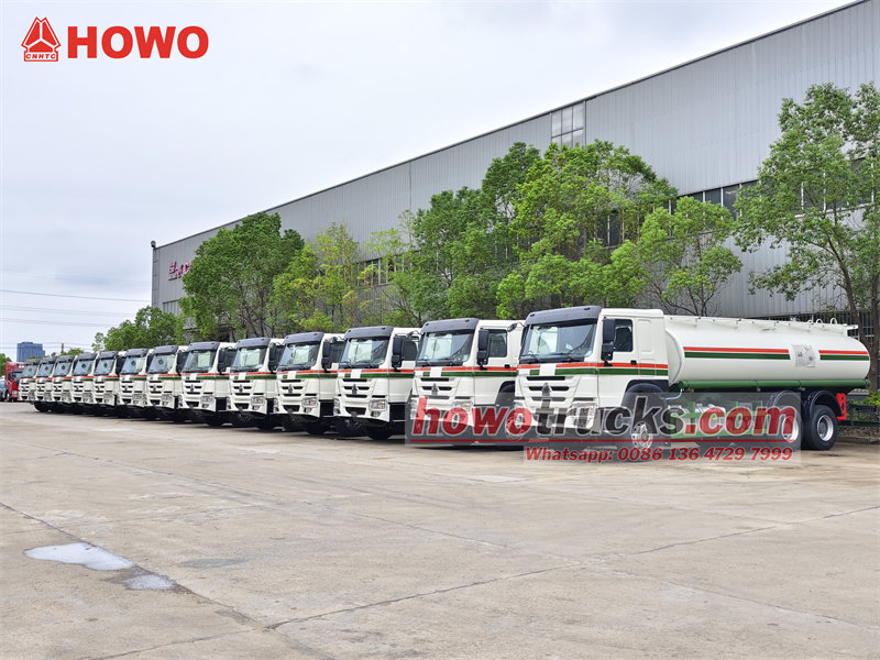 HOWO diesel tank trucks for export