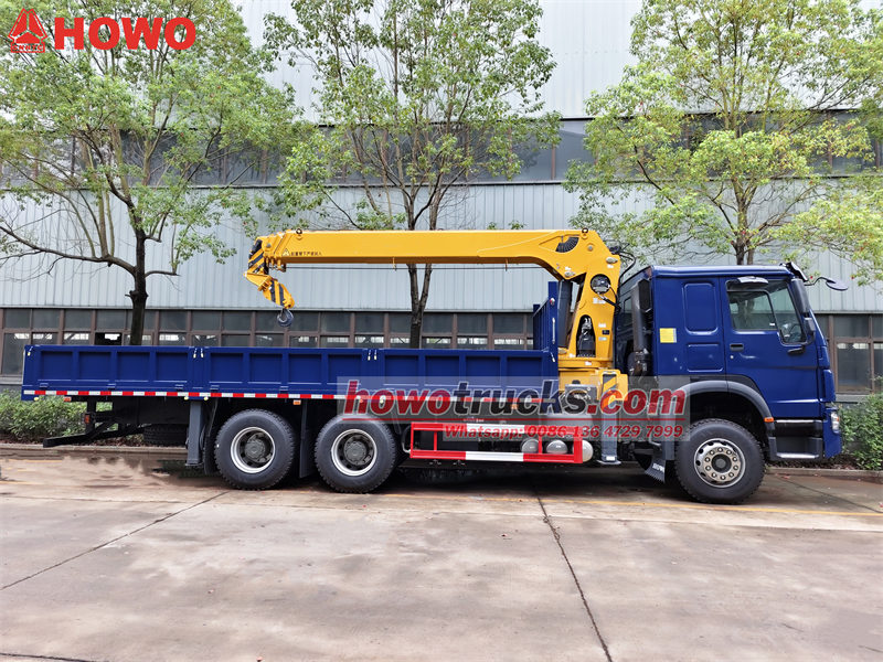 Howo 6x4 boom truck with 10T crane