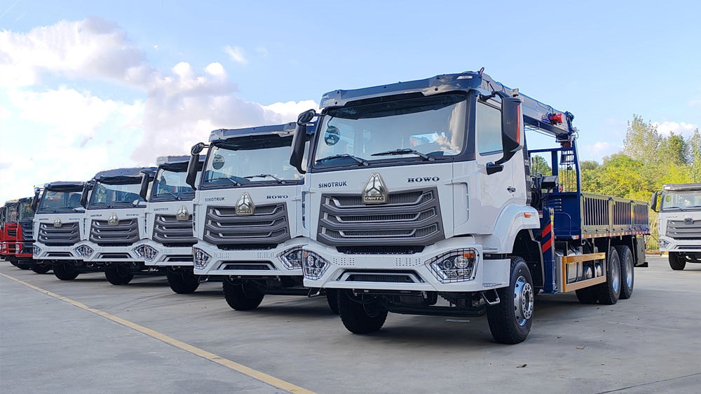 Kreni 5 zilizowekwa kwenye lori la HOWO zawasilishwa Angola