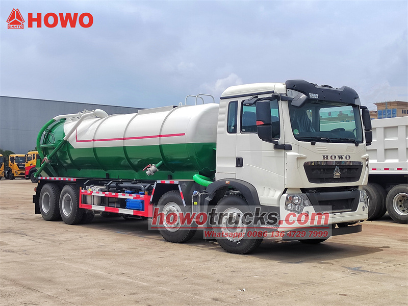 Sinotruk HOWO heavy duty 16cbm vacuum suction truck