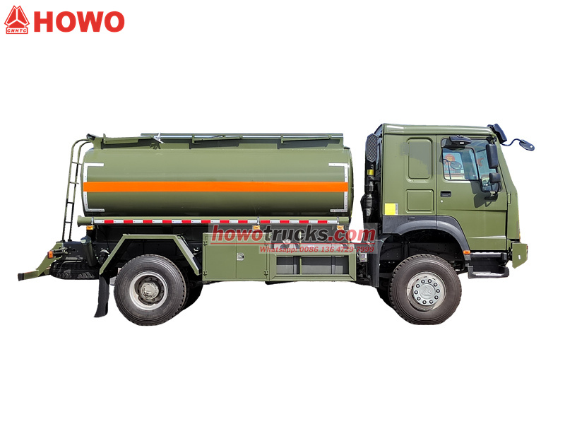 Howo off road fuel tank truck