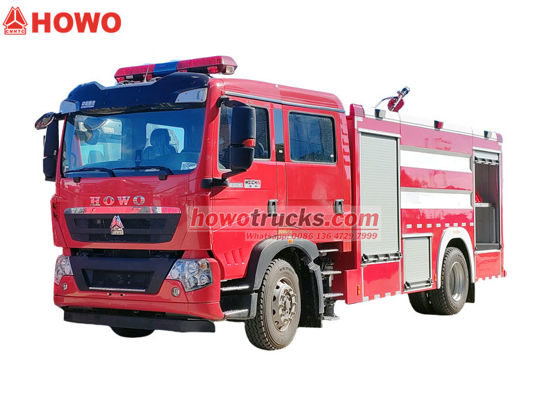 Howo fire foam tank truck 