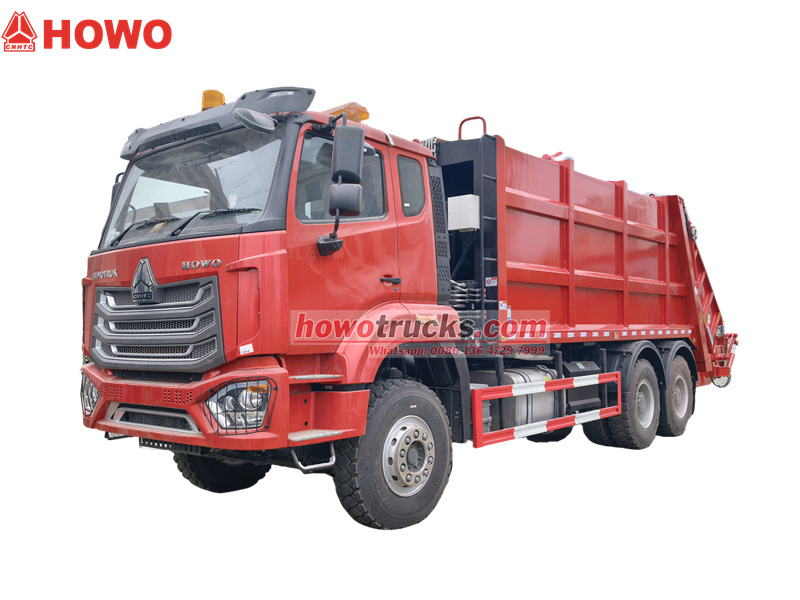 HOWO 6×4 garbage compactor truck