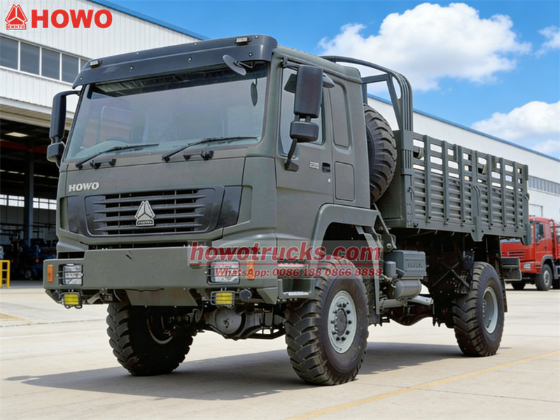 Howo off road 10tons cargo truck