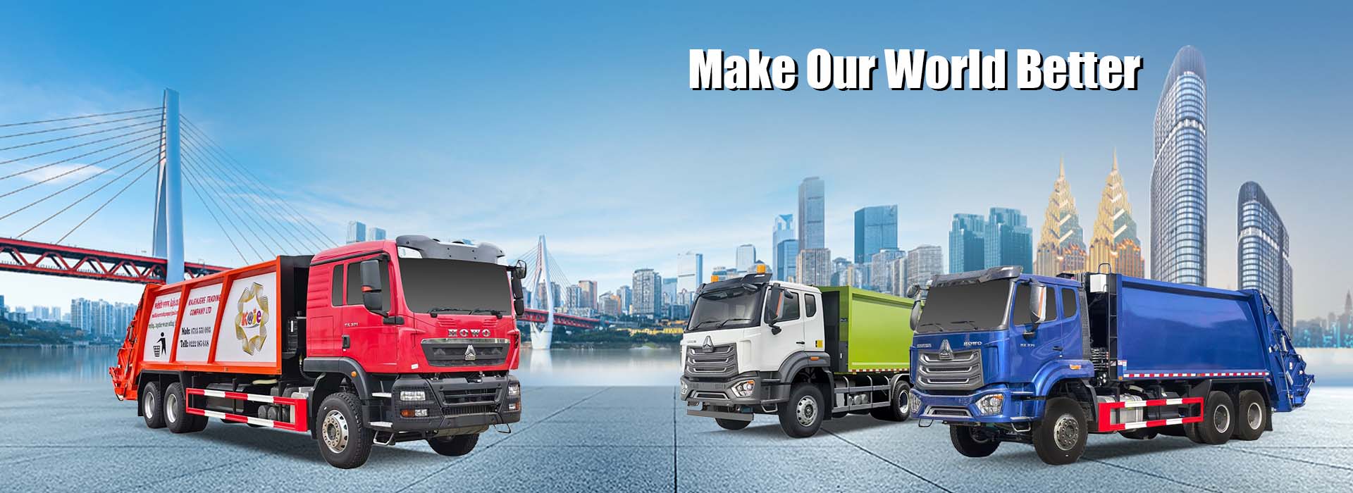 Lori la kukokotoa takataka la Howo