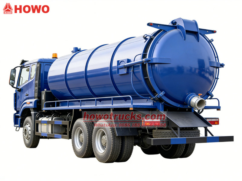 Howo 6x4 sewage tank truck