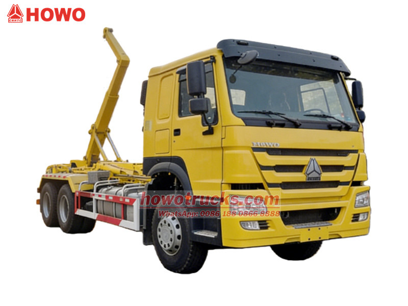 Howo garbage hook lift truck 